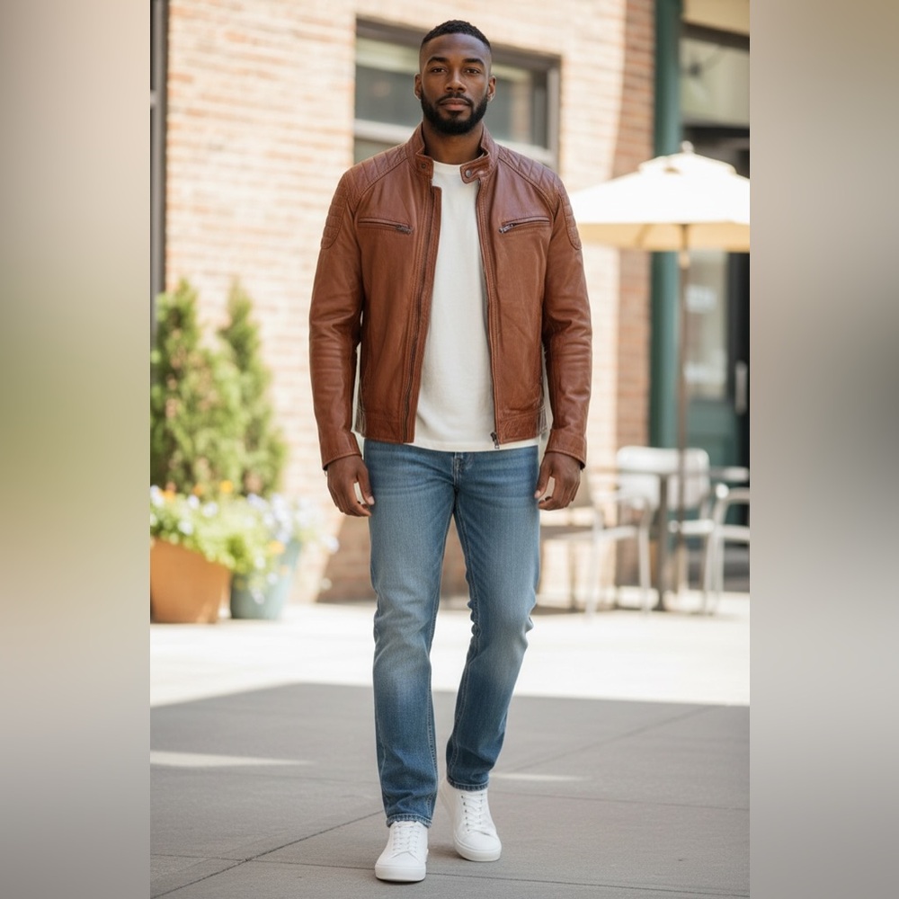 Tan Leather Jacket